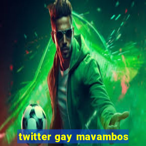 twitter gay mavambos